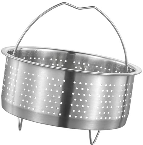Homoyoyo Panier Vapeur en Acier Inoxydable 22 Cm pour Cocotte Minute SEB - Accessoire De Cuisine - Idéal pour Cuisson De Viande Et Légumes Insert Universel Passoire Résistante à La