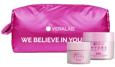 Veralab Hydra Master Kit Gesichtscreme Hydra Master 100H + Augenkontur aus abschwellendem Gel - Exklusives Amazon-Set