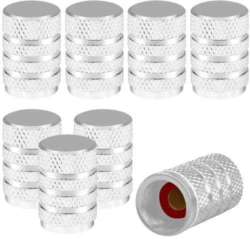 8 Piezas Tapones de Válvula de Aluminio Universales, Tapones Valvula Coche de Rueda para Neumáticos de Coche, Camiones, SUV, Motocicletas y Bicicletas