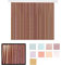 LUCA HOME - Cortina Puerta Exterior e Interior - Cortina de Puerta en PVC alumnio - Cortina fácil instalación - Evita Insectos y bichos (Marrón Beige, 90cm)