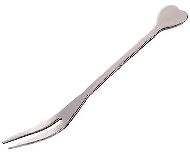 Zerodeko 10 Pezzi Forchette per lumache Forchette per aperitivo Fruttato Forchette da dessert Forchette per frutti di mare Piccole Forchette in Acciaio Inox Piccola Forchetta