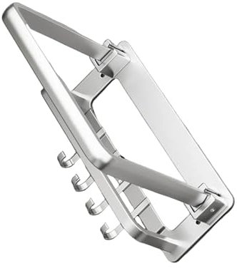 Multifunktional ohne Bohrer, Badezimmer-Waschbecken-Regal aus Aluminium, moderner Badezimmer-Wandregal, modernes Zuhause