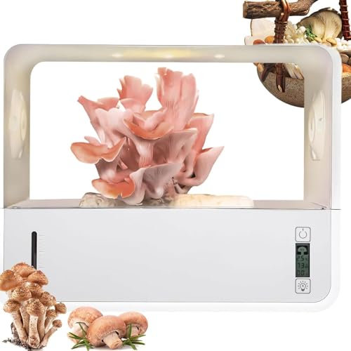 Kit de tente de culture champignon – Système hydroponique d'intérieur avec lampe de culture, température et humidité réglables pour mycologie et stations de propagation de hotte de fumée