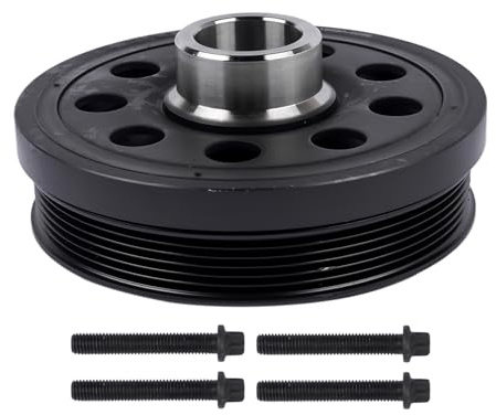 Puleggia albero motore con bulloni Compatibile con E81 E82 E87 E88 E90 E91 E92 E93 X1 N47 2010-2015 11237823191 11237797995 Hopzty