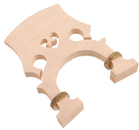 Gatuida Violonchelo Puente de Madera de Arce Ajustable para Cuerdas de Instrumento Puente de Violonchelo Alto para Practicar Casa o Escuela