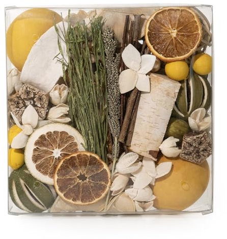 ANDALUCA Maison Box - Profumo decorativo per vasi e ciotole, fragranza: potpourri, decorazione per la casa (Citrus Verbena), 10102