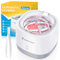 Exluvon Ultrasonic Retainer Cleaner, 45kHz Ultrasonic Dental Cleaner Machine, 250ML Ultrasonic Cleaner for Dentures, Retainer