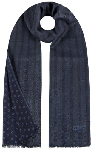 Stetson Herringbone Dots bufanda espiga lunares Unisex Otono Invierno