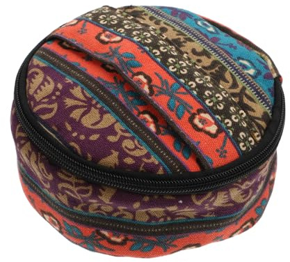 ARTSEWPLY Custodia Porta Oli Essenziali in Tela Resistente per Bottiglie da Viaggio 5-15ml, Pratica e Comoda per Conservazione e Facile Accesso in Studio in Viaggio