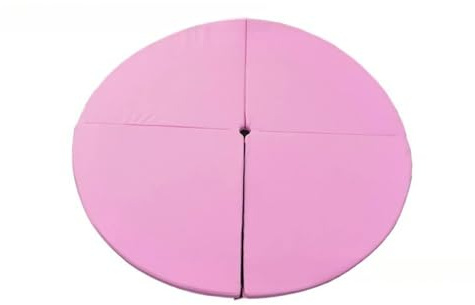 Colchoneta protectora plegable for pole dance, fitness, yoga, entrenamiento for principiantes, redonda y gruesa Esterilla de Pole Dance Redonda