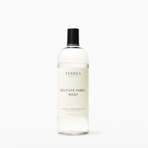Terréa Delicate Fabric Wash 1000 ml – Gentle Laundry Liquid for Silk, Wool, Cashmere & Fine Fabrics – Low-Foam Concentrate with Patchouli, Sandalwood & Rose – Luxury Delicates Detergent
