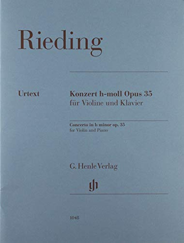 Konzert h-moll op. 35 für Violine und Klavier: Instrumentation: Violin and Piano, Violin Concertos