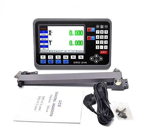 Display digitale LCD a 2 assi Fasttobuy lettura digitale 5um per tornio CNC macchina EMD