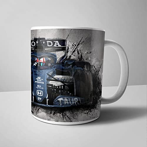 KK Automotive F1 Taza de cerámica, diseño de coche F1 Racing Cift, gasly, diseño de coche F1, regalos, regalos de Fórmula 1