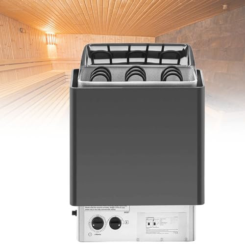 CGLYYDS Chauffage de Sauna en Acier Inoxydable Chauffage de poêle à Sauna, Chambre à Vapeur de Salle de Bain Spa équipement Accessoire de Chambre,9KW
