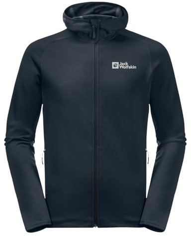 Jack Wolfskin Baiselberg-Felpa con Cappuccio, Taglia M Giacca, Cielo di Mezzanotte, XL Uomo
