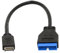 NFHK USB 3.1 Frontpanel Header auf USB 3.0 20Pin Header Verlängerungskabel 20 cm für ASUS Motherboard, (NF-UC-052)