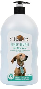 Bello Vital Hundeshampoo Spezial Shampoo mit Aloe Vera Extrakt und milden Waschsubstanzen 1000ml Made in EU