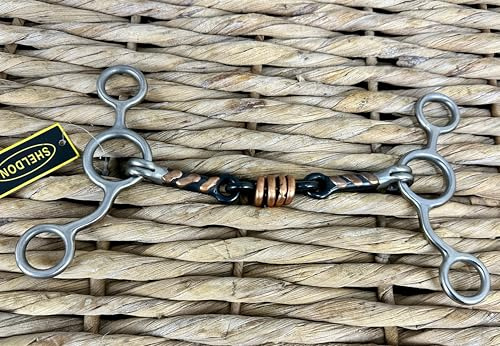 Tom Thumb Gag Bit - Sweet Iron with Copper Rollers - 4 1/2-6” 11.5cm/4 1/2”