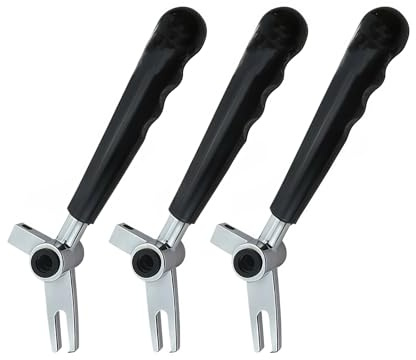 3 Leviers Droits Noirs. Compatibles Avec Vevor Les Machines À Glace Molle.