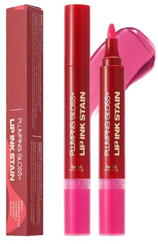 Lip Oil Liner Combo Cosmetic, Double Head Gloss Makeup, Hydrating Beauty Tool with Premium Build, Beauty Care System with Smart Design, Smooth Radiant Finish Aid, Essential Companion for Women Girls