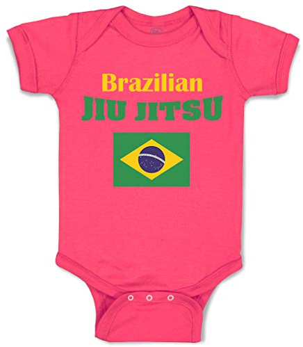 Cute Rascals Baby Bodysuit Brazilian Jiu Jitsu Martial Arts Boy & Girl Baby Clothes Funny Cotton Hot Pink Design Only 12 Months
