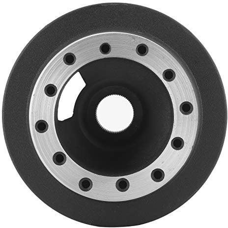 Lenkradnaben-Adapter-Kit Schwarzes Aluminium-Lenkrad-Schnellwechsel-Nabenadapter-Kit Ersatz-Auto-Umrüstzubehör Passend für E46 MOMO/OMP/NRG