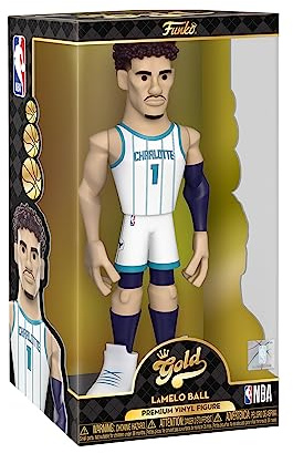 Funko Vinyl Gold 12: NBA - Lamelo LaMelo Ball - 1/6 Odds for Rare Chase Variant - Collectable Vinyl Action Figure - Birthday Gift Idea - Official Merchandise - Ideal Toy for Sports Fans and Display
