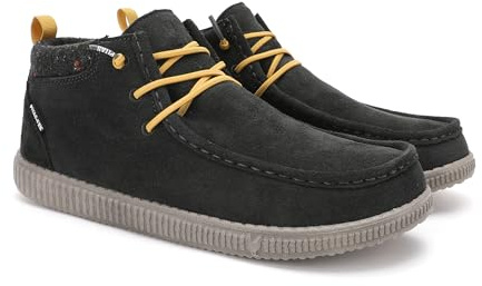 WALK IN PITAS | WP150 BOB | Botas Hombre Casual | Botín Serraje | Bota Urbana de Caña Baja | Mocasines | Náuticos Invierno | Zapatillas Casual | Zapatos sin Cordones | Calzado Walkinpitas | Topo 44