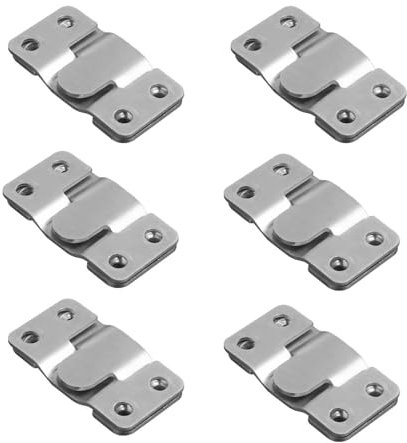 BOBOZHONG Crochet pour Cadre Photo,12PCS Support Montage Encastré Dissimulé Connecteur de Meubles Mural Cintre Photo en en Métal Solide Connecteur de Meubles pour Suspendu Fixation Miroirs,Image