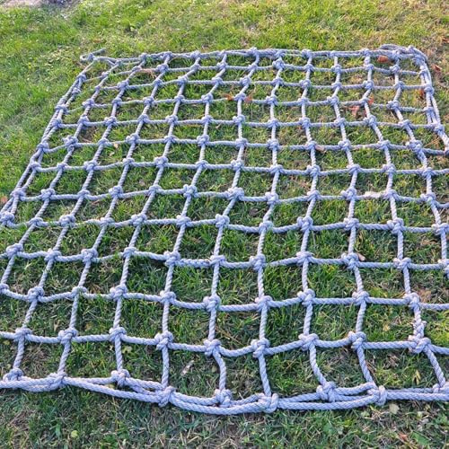 Rete da arrampicata all'aperto per bambini e adulti, rete di sicurezza per carichi da 2 m x 4 m, per balcone e parco giochi, attrezzatura sportiva durevole per arrampicata, attività all'aperto