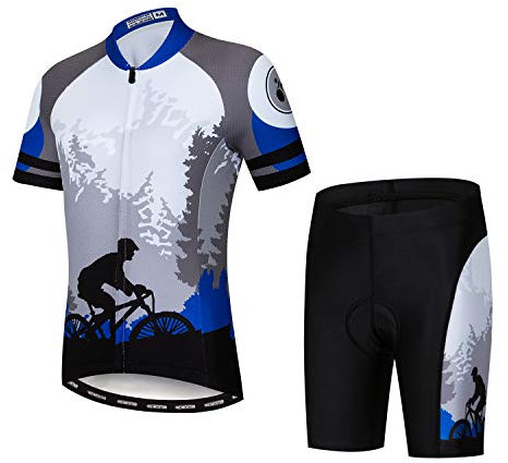 Fahrradtrikot-Set für Kinder, Fahrrad, kurzärmeliges T-Shirt, Jungen, Mädchen, Cartoon-Tops, schnelltrocknend, S-XXL