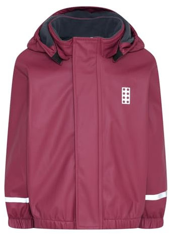 Lego Wear Mädchen Lwjunin 707 - Gefütterte Regenjacke, 386, 104 EU