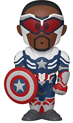 Funko Vinyl SODA: Tag Team - Captain Falcon - 1/6 Odds for Rare Chase Variant - (Styles May Vary) - the Falcon and the Winter Soldier - Collectable Vinyl Figure - Gift Idea - Official Merchandise