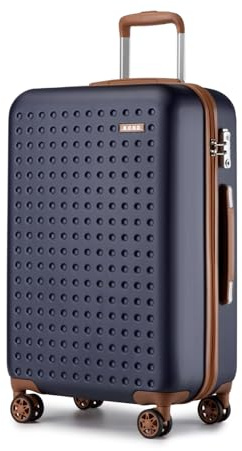 Kono Large Suitcase 28 ABS+PC Hard Shell Suitcase Check in Hold Luggage with 4 Wheels and TSA Lock