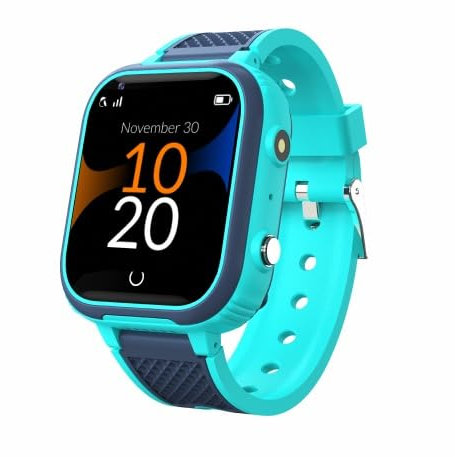 Robin Watch K1 – Reloj Teléfono 4G GPS para Niños | Llamadas Seguras, Chat, SOS, Modo Clase, Batería 2-3 Días, Linterna, Podómetro, App Familiar Robin, Sin Juegos ni Redes Sociales (Sin SIM, Verde)
