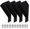 Secure and Sturdy Pergola Angle Brackets, 45 Degree Support for Wood Post Installation (4pcs )