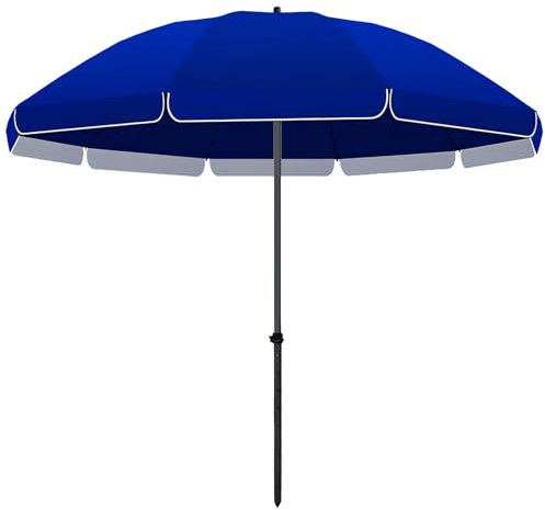 LYMGRZ Ombrellone Rotondo Portatile, ombrellone da Mercato con Altezza Regolabile, 8 Stecche, Protezione UV UPF50+ Impermeabile, per Patio, Giardino, Balcone