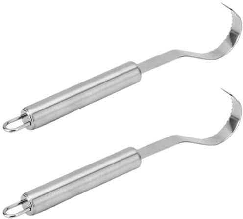 TOVINANNA 2 Pièces Racloir à Chocolat et Fromage en Acier Inoxydable Couteaux à Racler Beurre Multifonction Outils Cuisine pour Maison et Restaurant Maniables et Solide