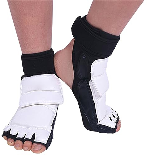 Protector de pies de Taekwondo, Equipo de protección para pies de Artes Marciales, Equipo de Combate de Boxeo de Karate, Protector de pies de Tae Do Soporte de pies TKD