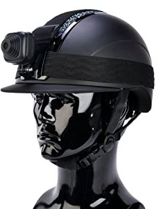 TECHALOGIC HC-1 2K QHD Equestrian Helmet Camera - Ultra lightweight Camera for Riding - Compact Head Cameras for Horse Riding - Connects to Most Horse Riding using GoPro Style Fittings
