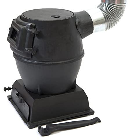 KIPEKE Estufa de leña, Estufa de leña para cocinar, Estufa de leña de Hierro Fundido, Salidas de Aire controlables, para Tienda, Interior, Villa, Barbacoa, calefacción y Cocina