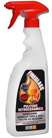 La zappa Detergente Fireglass pulizia vetri di stufe e caminetti a legna e pellet 750 ml
