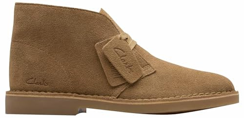Clarks Desert Bt Evo. Womens Dark Sand Suede, 8