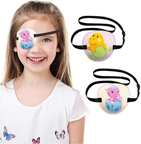 XOXVURI 2 Piezas Parches Ojos Parches Oculares Parches Ajustables De Ojos Con Hebilla Parches Para Corrección Visual Y Terapia De Ojo Vago De Ojos Para Gafas Infantiles Y Oclusión Ocular