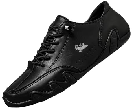 2025 Alpaca Barefoot Shoes, Alpaca, Ergonomic Waterproof & Pain Relieving Leather Barefoot Shoes, Men and Women, Unisex Shoes, Trainers, Casual Shoes, Outdoor Hiking Shoes, 3 Black, 7 UK