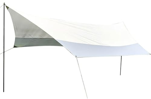 Tenda Da Sole Per Patio,5,2 x 4,5 metri Protezione Solare e Resistente alla Pioggia - Indispensabili Per L'Ombra All'Aperto - Per La Spiaggia Il Picnic La Il Cortile Giardino Patio Prato