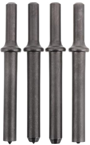 HOLIDYOYO Set 4 Punte Scalpelli Martello Pneumatico per Rivetti Kit Utensili Levigatura Riparazioni Auto Compatto e Resistente