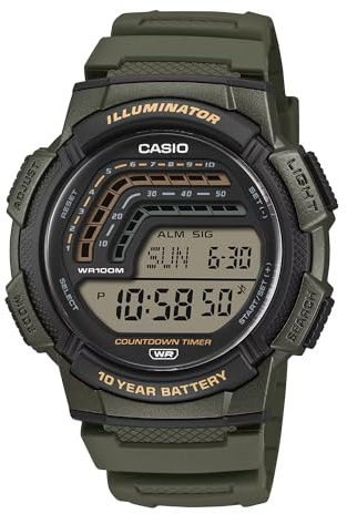 Casio Reloj Multifuncional para Hombre WS-1800-3AVEF
