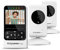 Babysense Video Baby Monitor with Camera and Audio, 2.4 Display, Supplied with Two Cameras, Long Range, Room Temperature, Night Vision, Two Way Talk Back, Lullabies and White Noise, Model V24R_2
